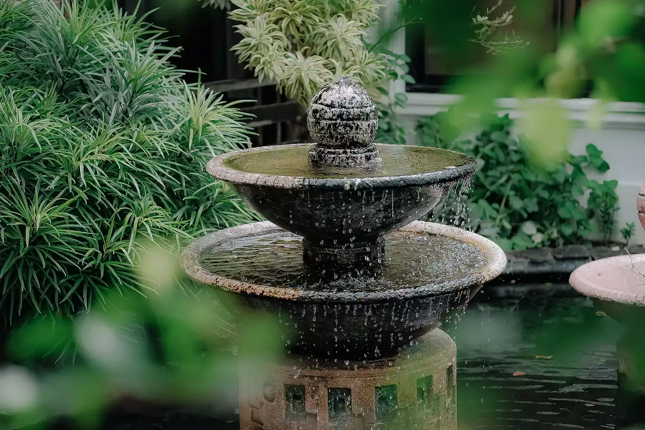 DIY Landscaping a Water Fountain