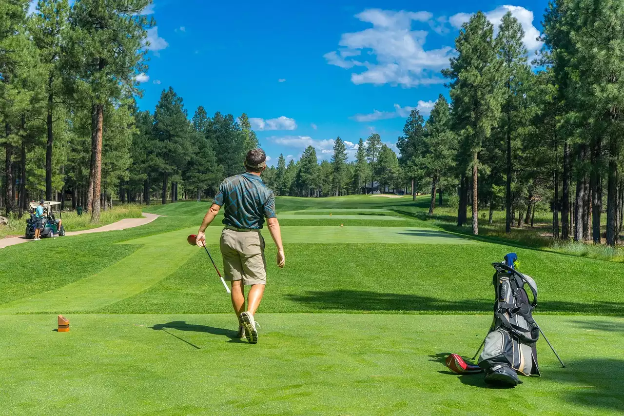 Os quatro importantes campos de golfe