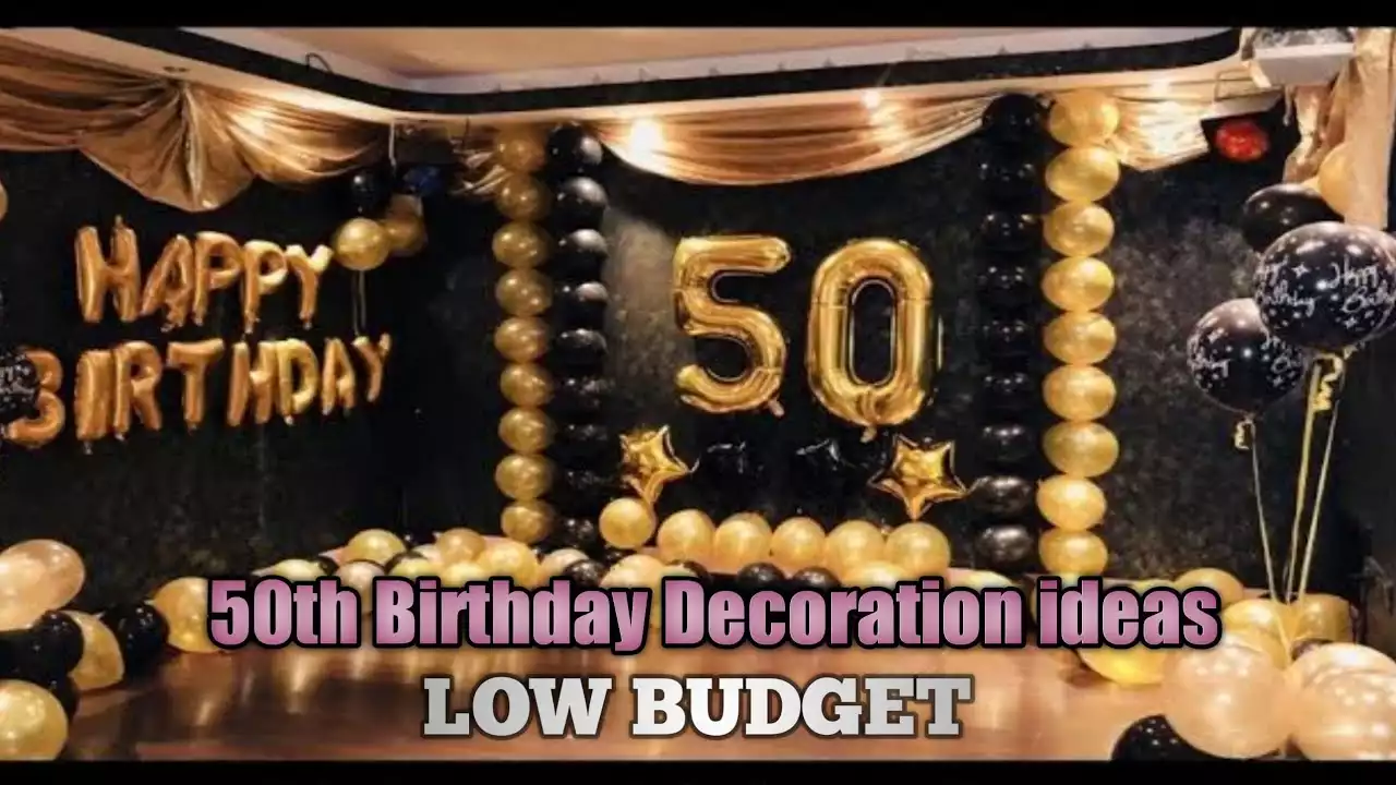 50th Birthday Party Ideas that will Make You Feel on Top of the World!