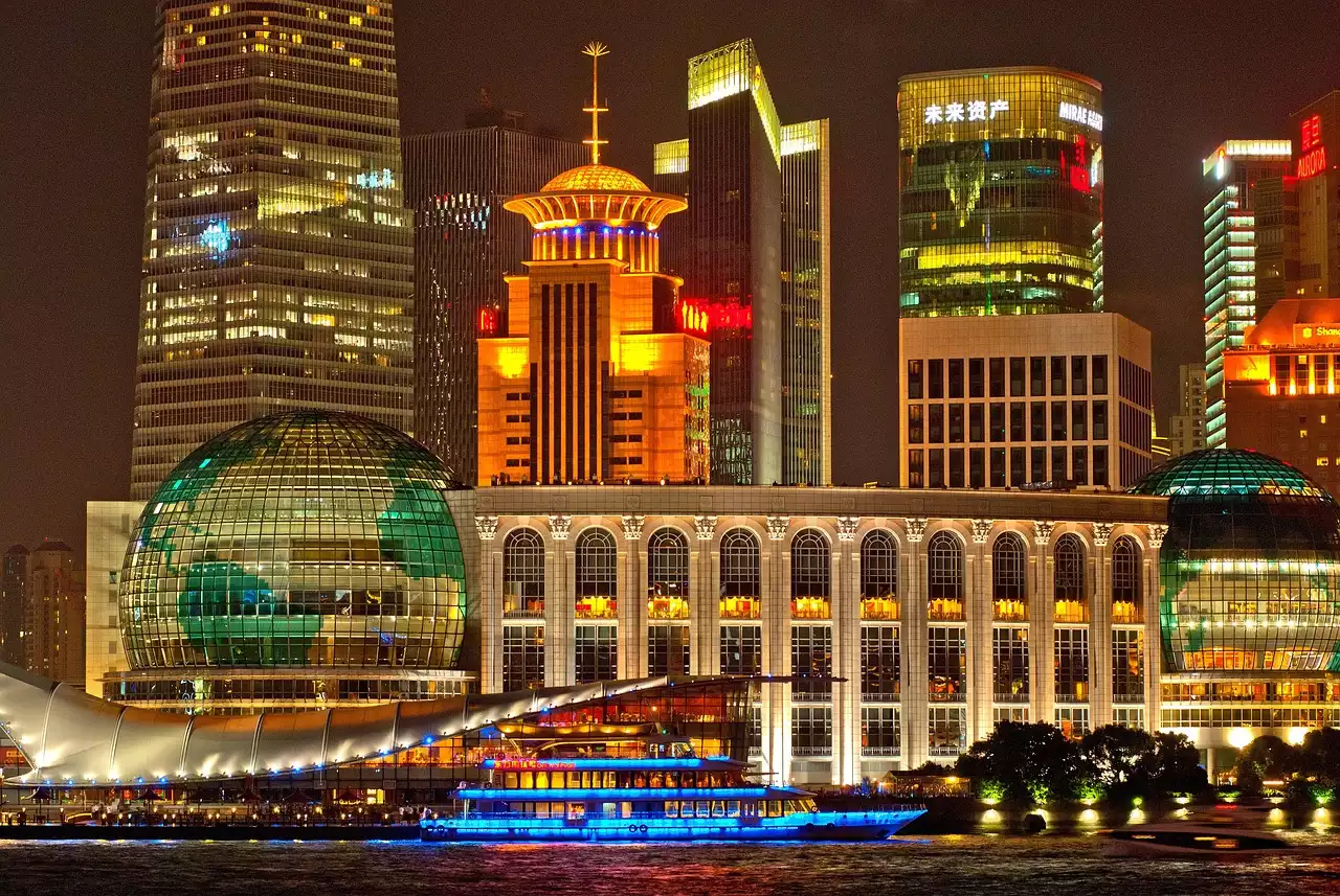 The Shanghai Stock Exchange in China